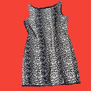 Women’s Dress, Leopard Animal Print, XL, sleeveless cotton stretch, Sexy, Party